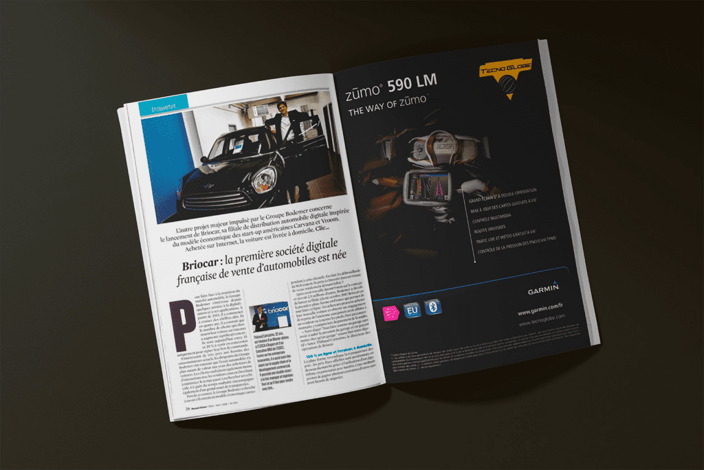 open magazine mockup auto copie
